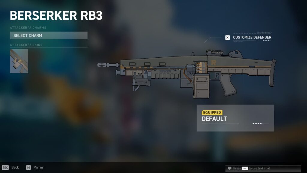 Berserker RB3 - Machine Gun weapon in Spectre Divide.