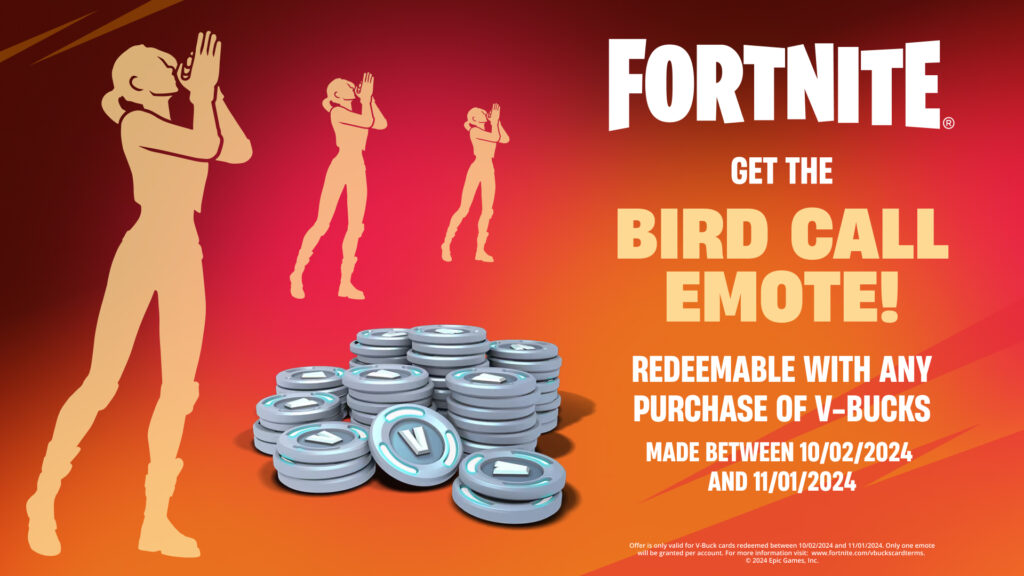 How to get the Bird Call Emote in Fortnite (bonus reward)