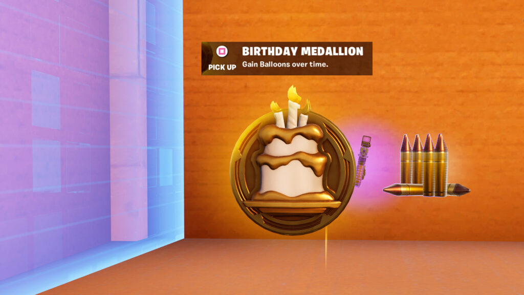 How to get the Birthday Medallion in Fortnite