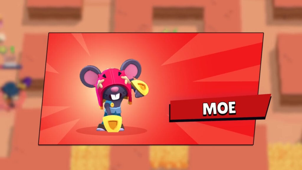 It’s a poster for Brawl Stars Moe, a new game character