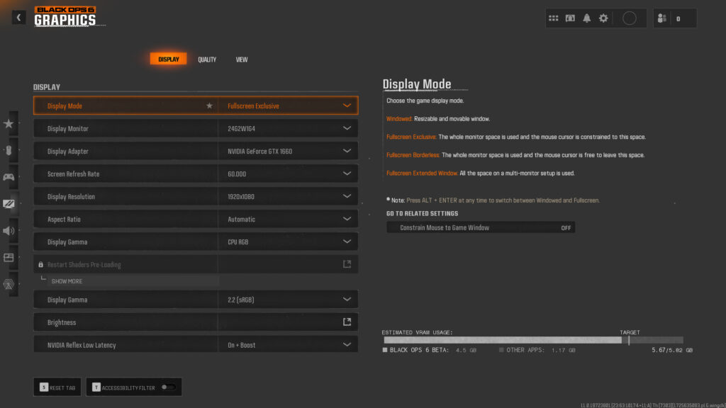 The best Display Settings for Call of Duty: Black Ops 6.