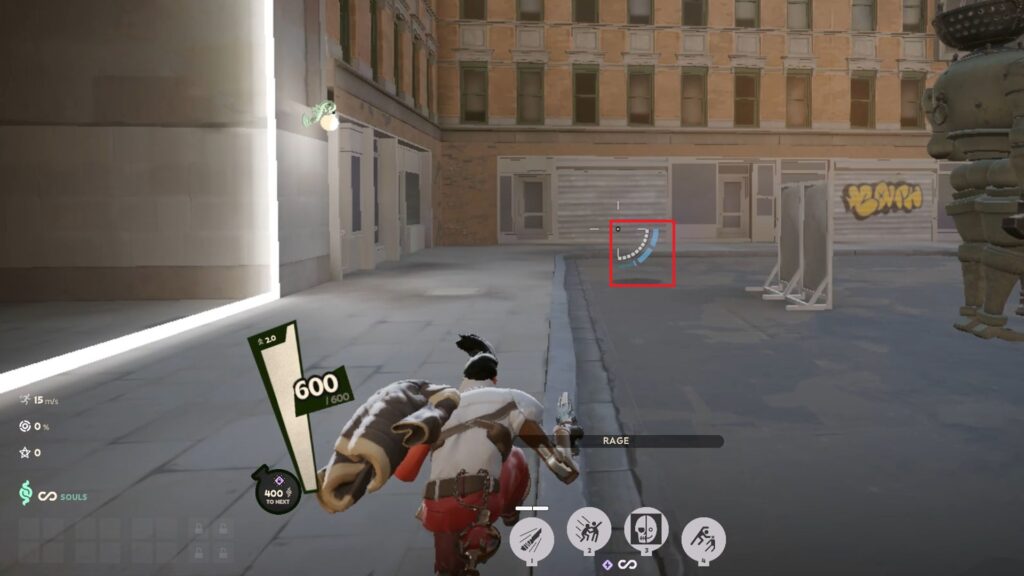 Stamina Bar turns blue in Deadlock.