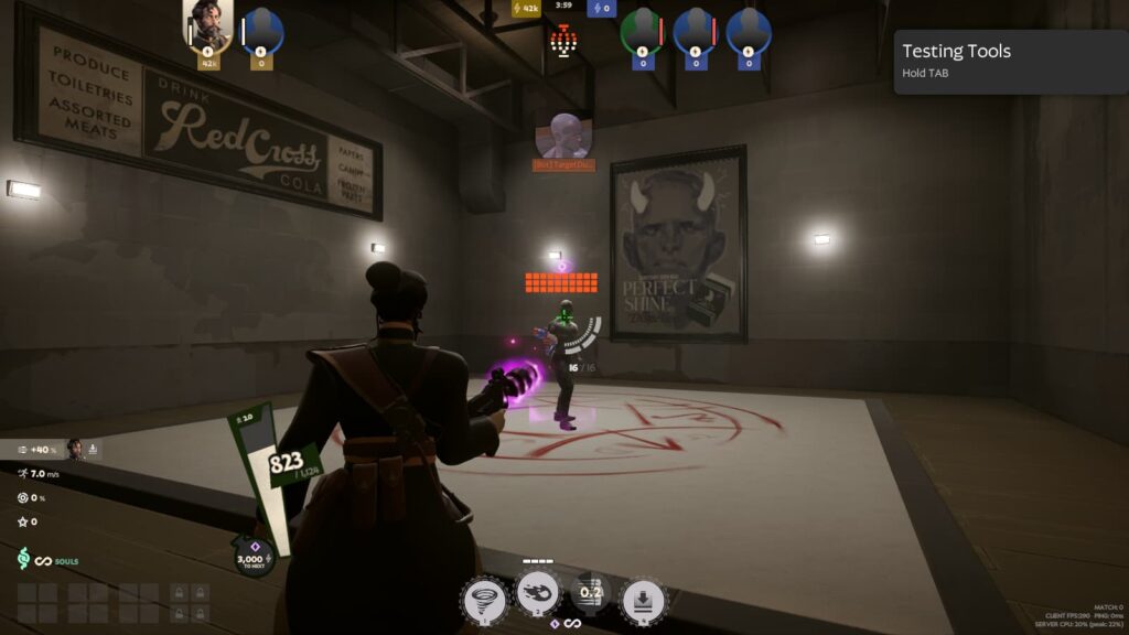 Mirage casts his Djinn's Mark ability in Deadlock.