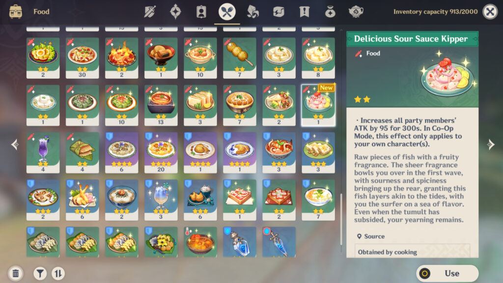 Fresh Sour Sauce Kipper Dish