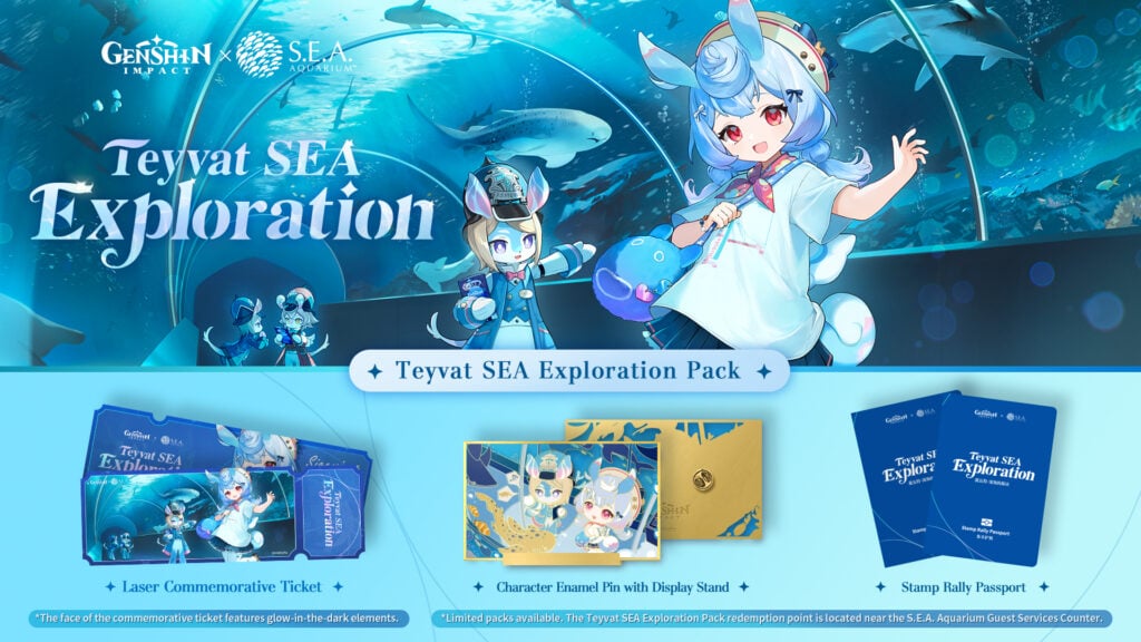 Genshin Impact x SEA Aquarium collab (image via HoYoverse)