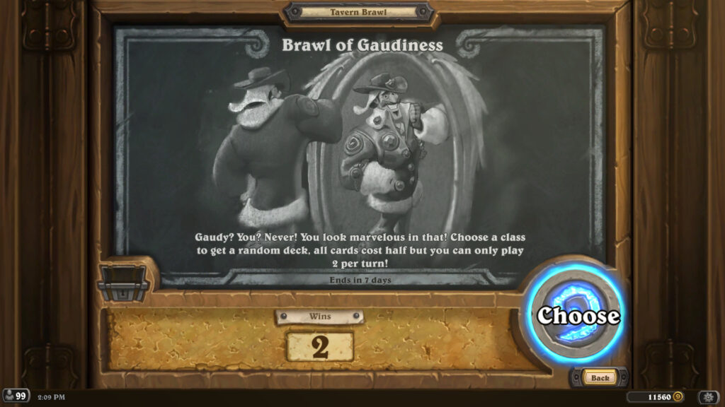 Hearthstone Brawl of Gaudiness Tavern Brawl
