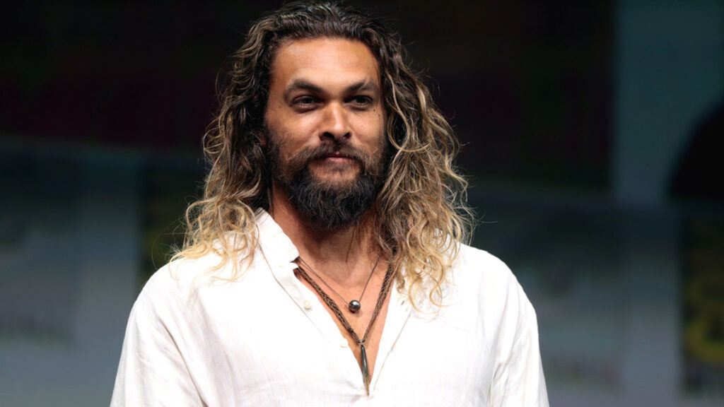 Aquaman actor Jason Momoa at San Diego Comic Con in 2017.