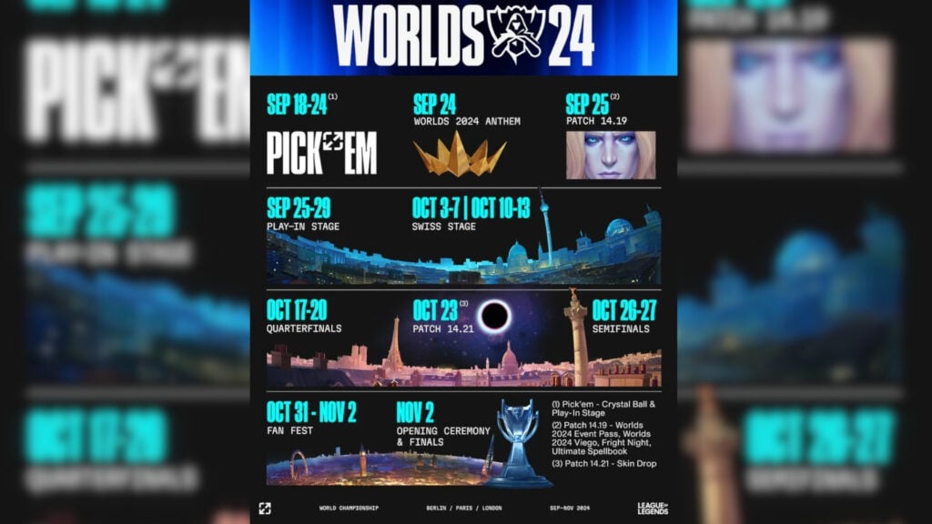 LoL Worlds 2024 song release date