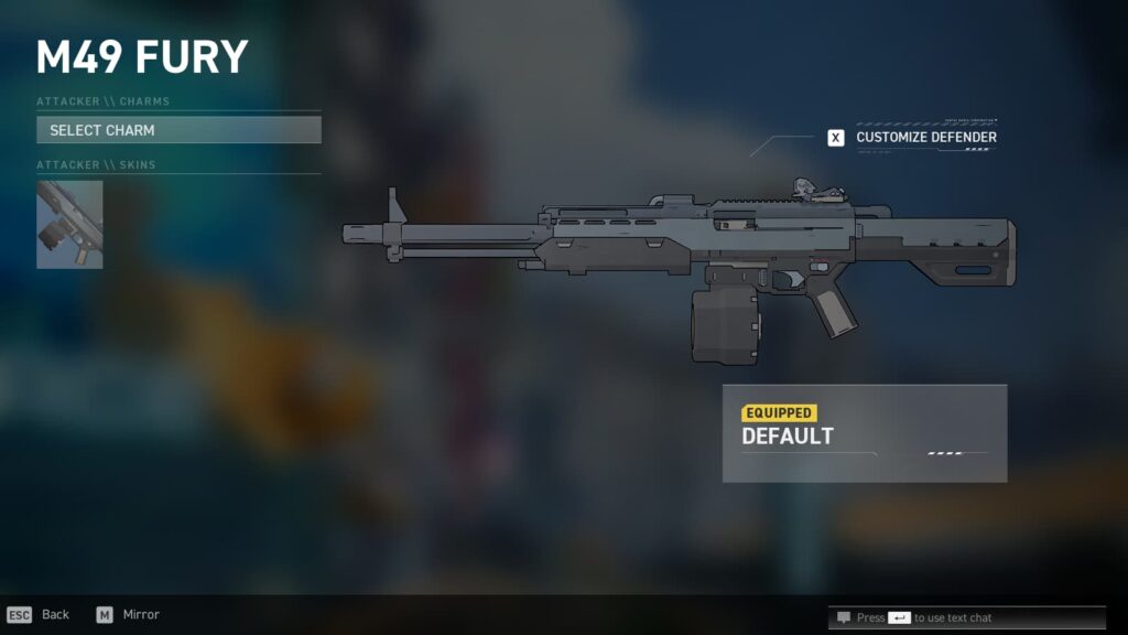 M49 Fury - Machine Gun weapon in Spectre Divide.