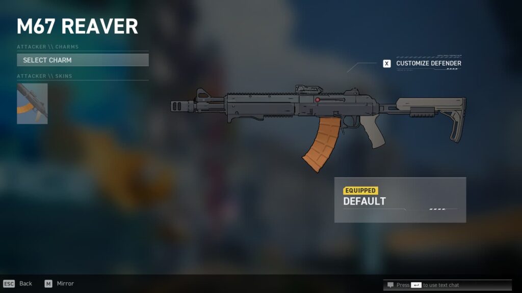 M67 Reaver - AR  weapon in Spectre Divide.