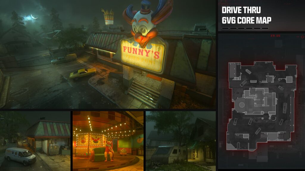 The Drive Thru map coming with MW3 Season 6: The Haunting.