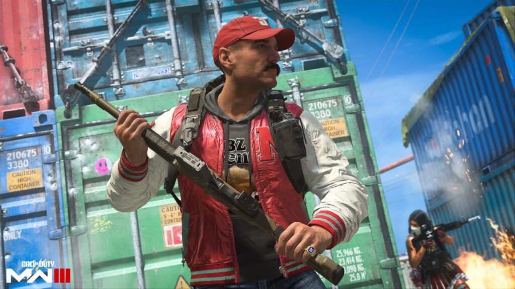 Slamfire from the Battle Pass of MW3 Season 6: The Haunting.