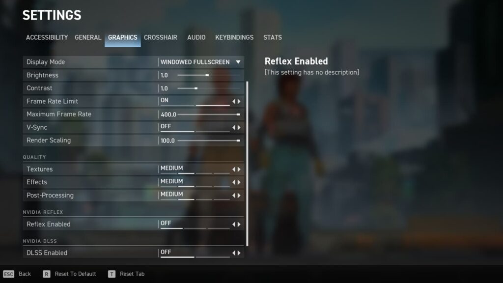 Best graphics settings in Spectre Divide
