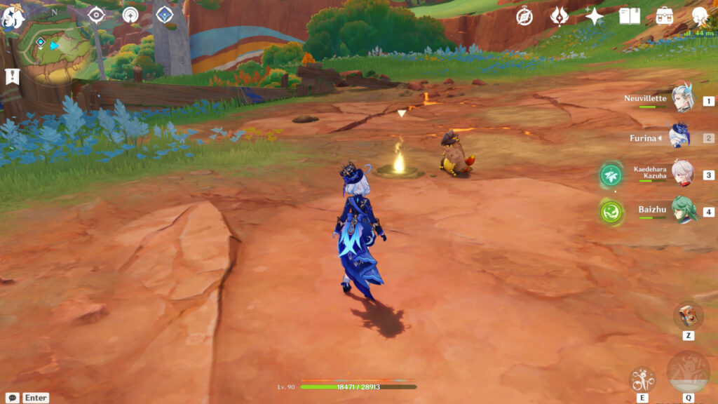 The starting point of the Waiting for Seeds to Sprout quest.