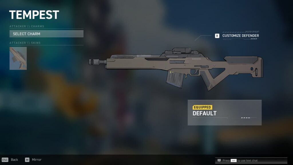 Tempest - Semi-Auto AR weapon in Spectre Divide.