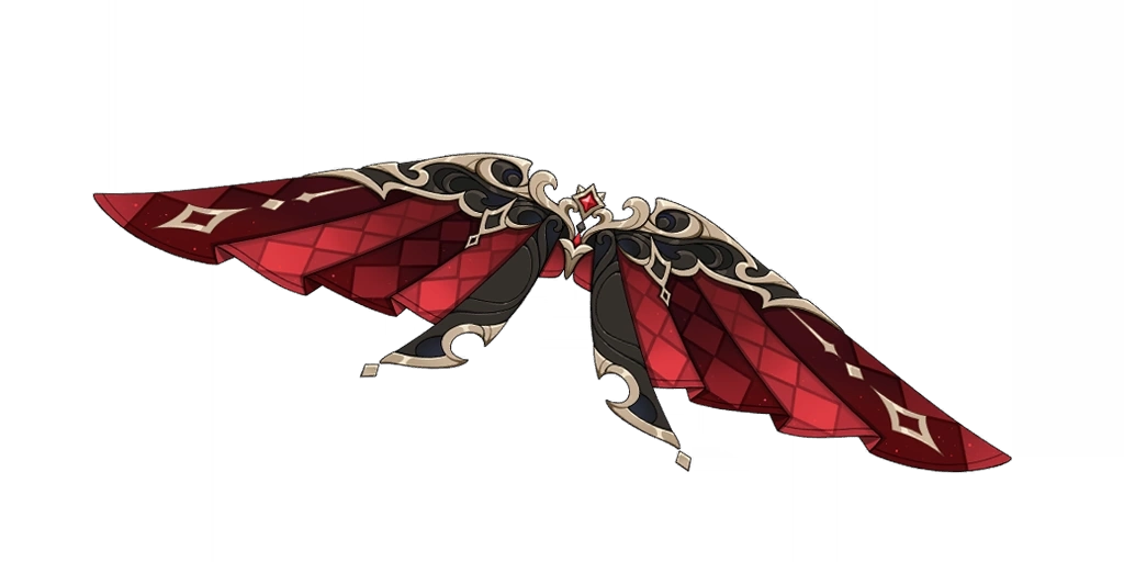 Genshin Impact Mcdonalds Wings Glider