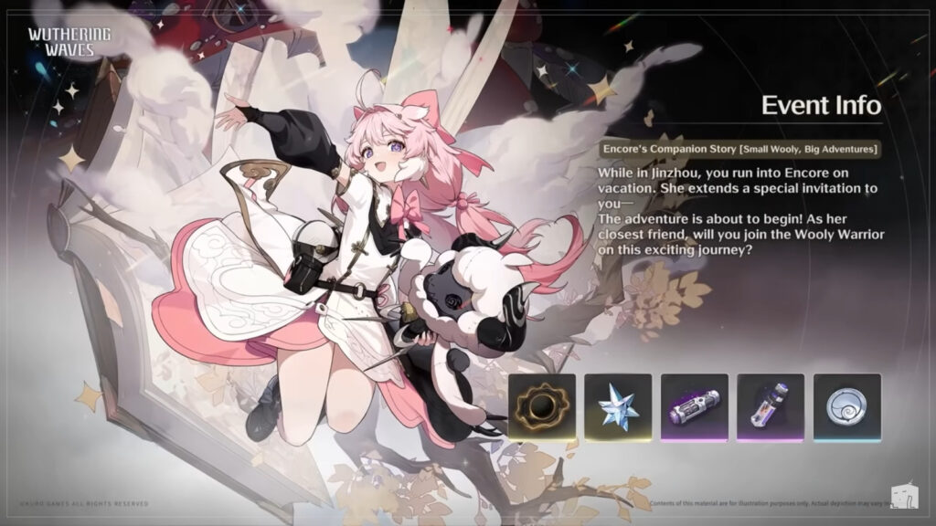 It's a poster for the companion story in Wuthering Waves 1.3 - Small Wooly, Big Adventures