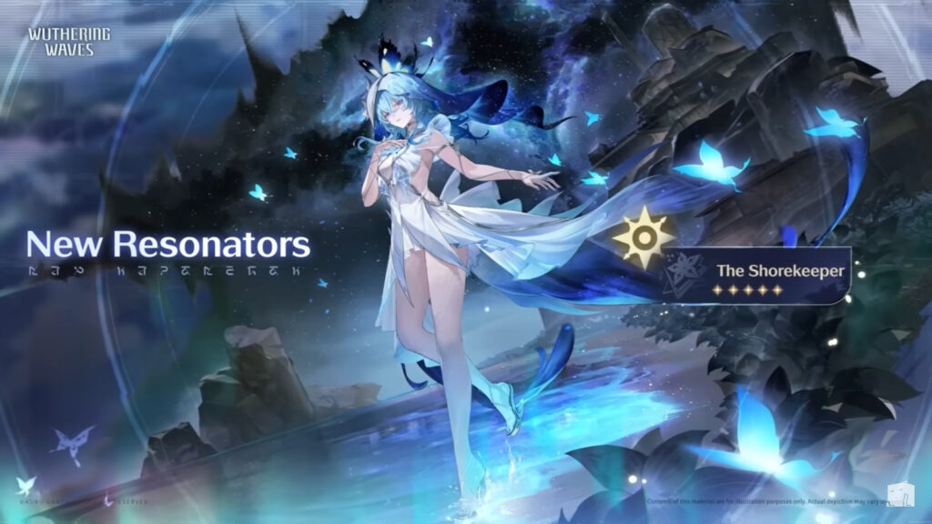 Shorekeeper, a new character in Wuthering Waves 1.4