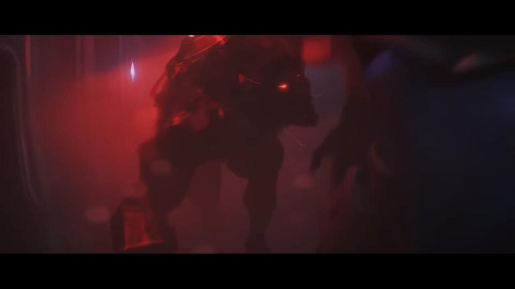 Warwick in the new Arcane Season 2 trailer (image via Netflix)