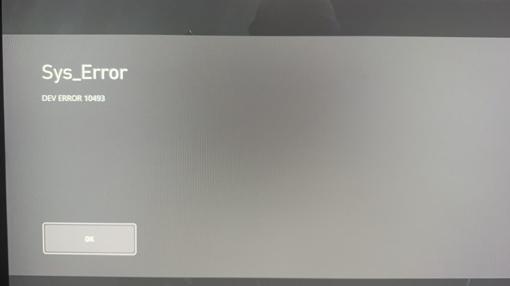 Dev error 10493 in Black Ops 6