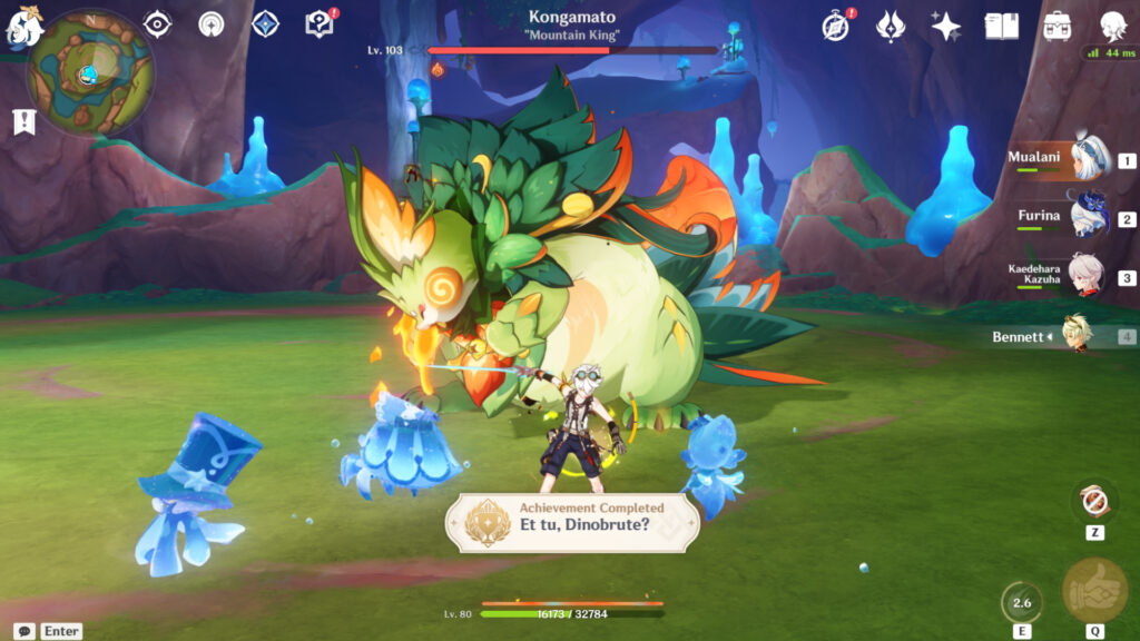 Et tu, Dinobrute Genshin Impact achievement