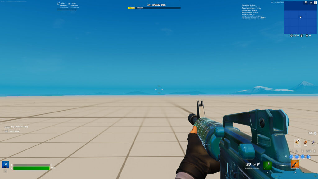 Fortnite first-person mode