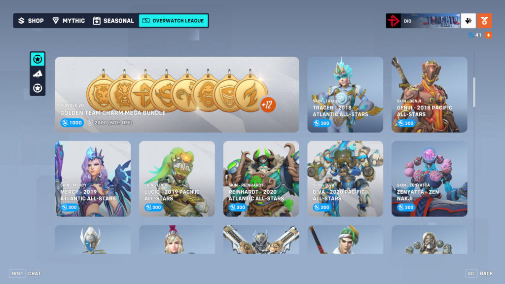 Happi Genji, All-Star Mercy, All-Stars Tracer and more