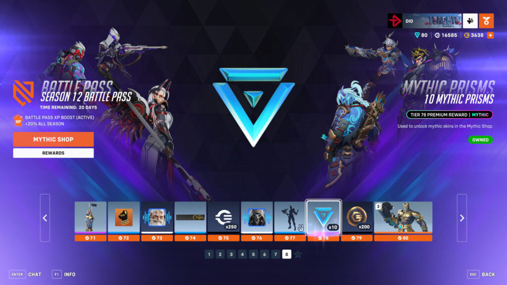 How to get the Mythic Prisms currency