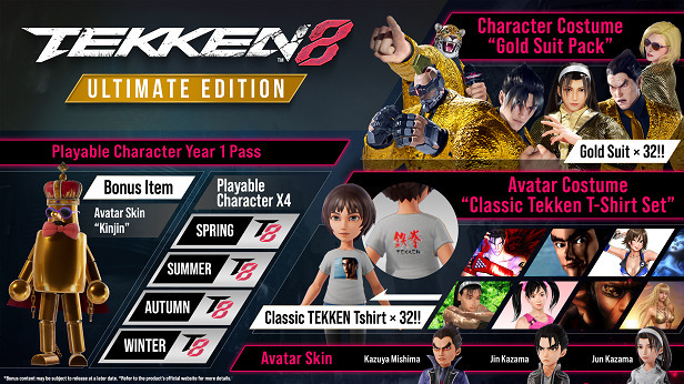 The TEKKEN 8 Playable Character Year 1 Pass includes  Heihachi Mishima