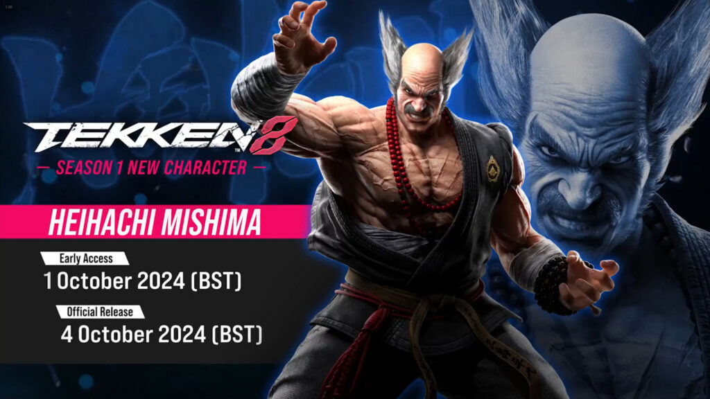 TEKKEN 8 Heihachi release date and early access information