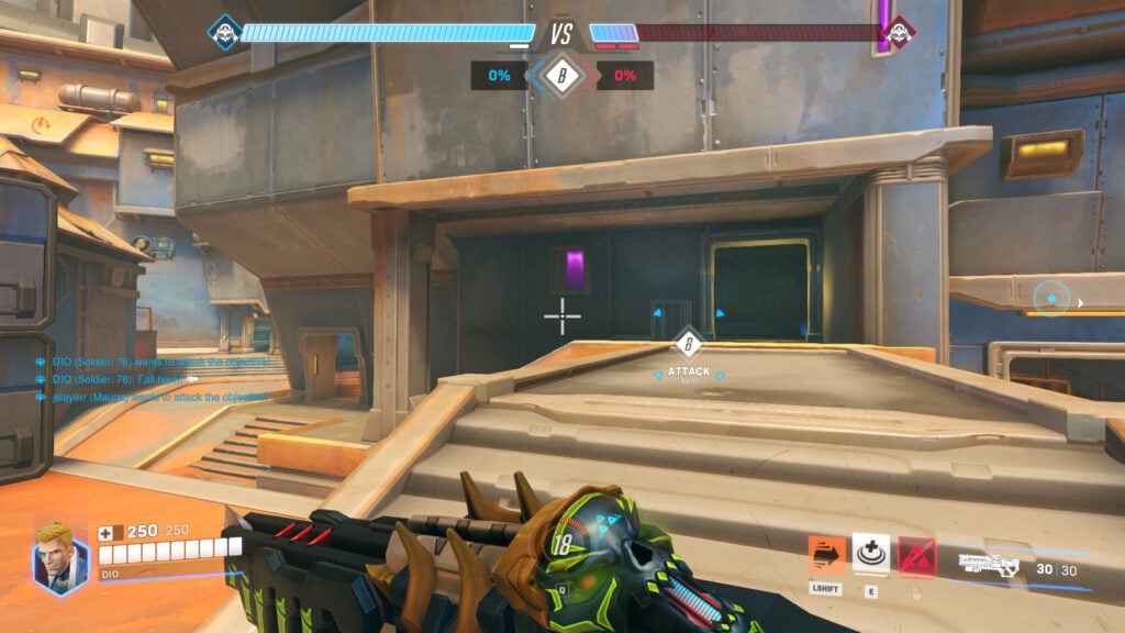 Capture the objective to grant your team's Orisa a health bonus