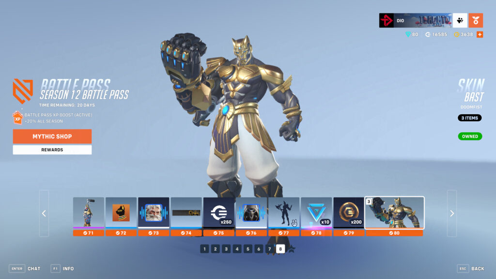 Overwatch 2 Season 12 Battle Pass screenshot 