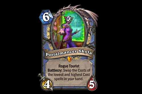 Hearthstone patch 30.4.3 nerfs Portalmancer Skyla