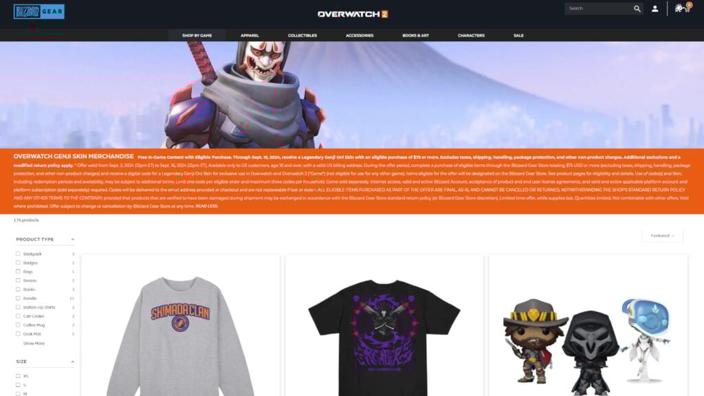 Screenshot of Blizzard's offer