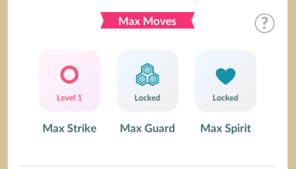 Max Moves Pokémon GO