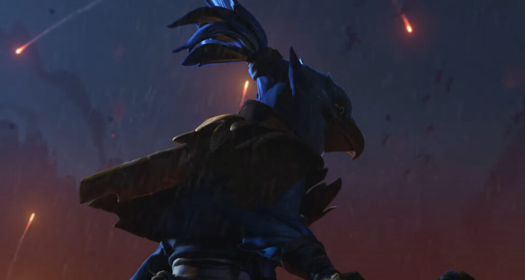 Kez, the new Dota 2 hero has bird-like characteristics and is quick on his feet.