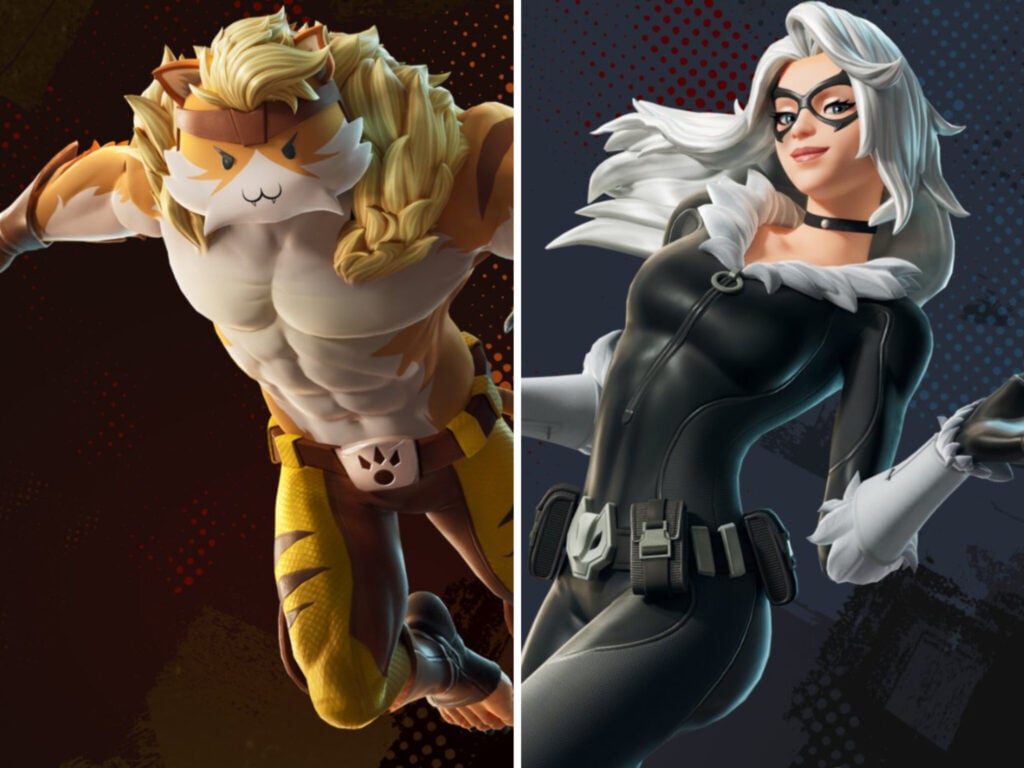 Black Cat & Sabertooth Meowscles to join Fortnite Item Shop