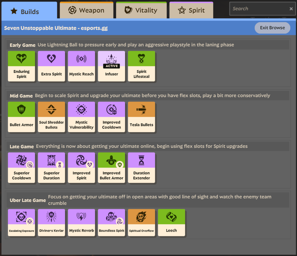 seven build deadlock