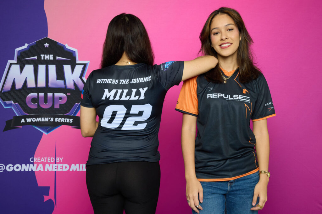 Milly and SofyAnn at The Milk Cup