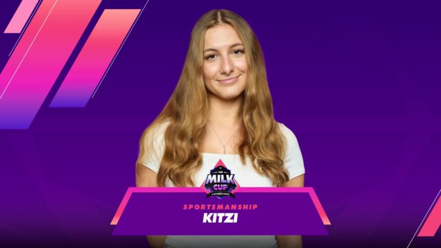 Kitzi wins sportsmanship award at The Milk Cup Finals: "I was tearing up backstage, not because of the award, but for the opportunity."