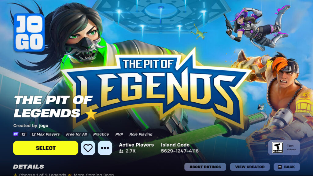 Fortnite The Pit of Legends review: A map worth checking out