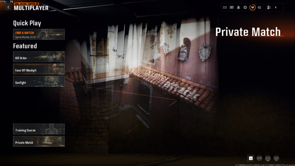 How to launch a private match in Black Ops 6