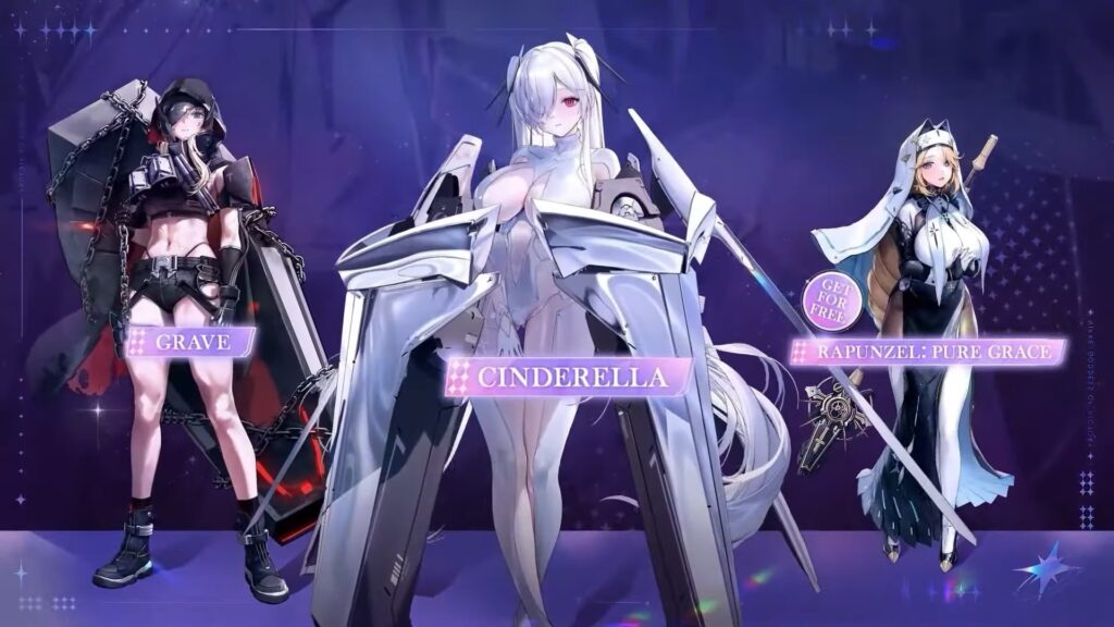 Grave, Cinderella and Rapunzel: Pure Grace posing