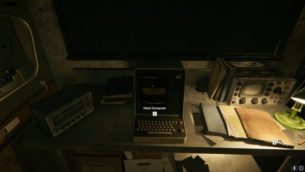 The prompt to hack the computer.