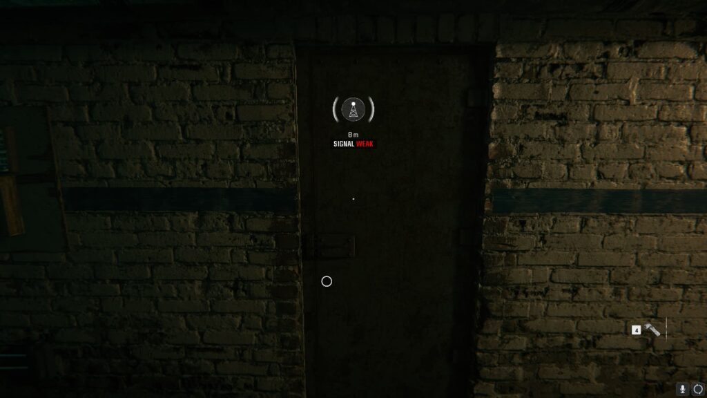The locked door that leads to the radio broadcast in the safehouse of the Black Ops 6 Campaign.
