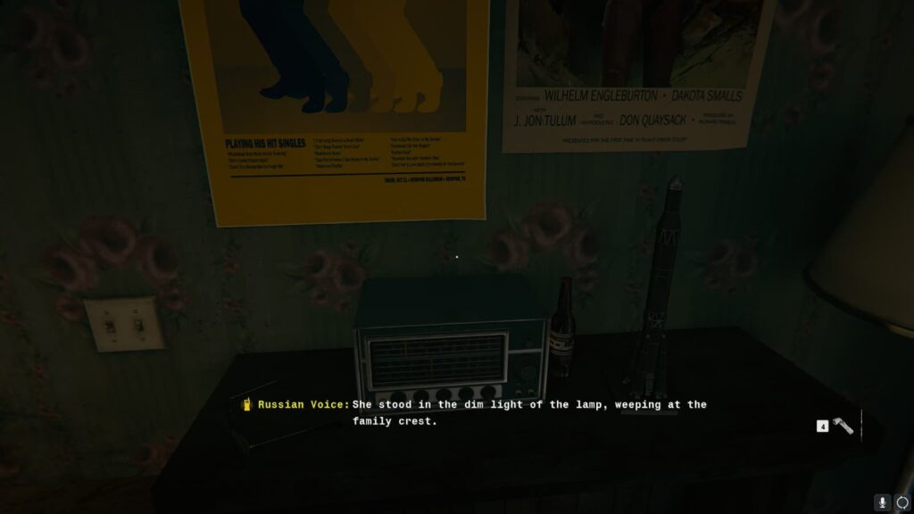 The radio relays a message.