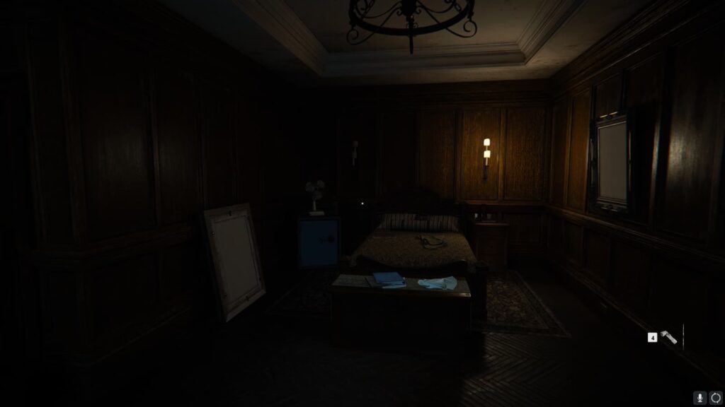 The room of the safehouse where the safe is located.