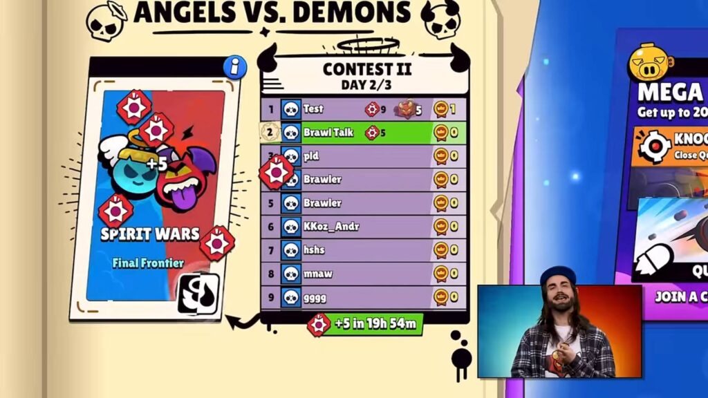 The contests in Brawl Stars: Activities during the Angels vs Demons event