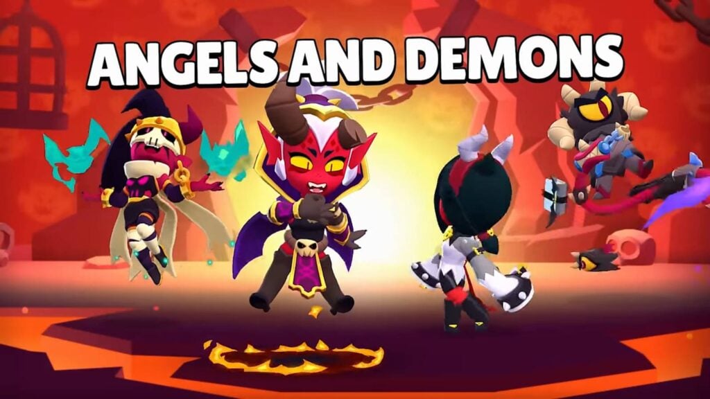 Skins for Brawl Stars characters during the Angels vs Demons event