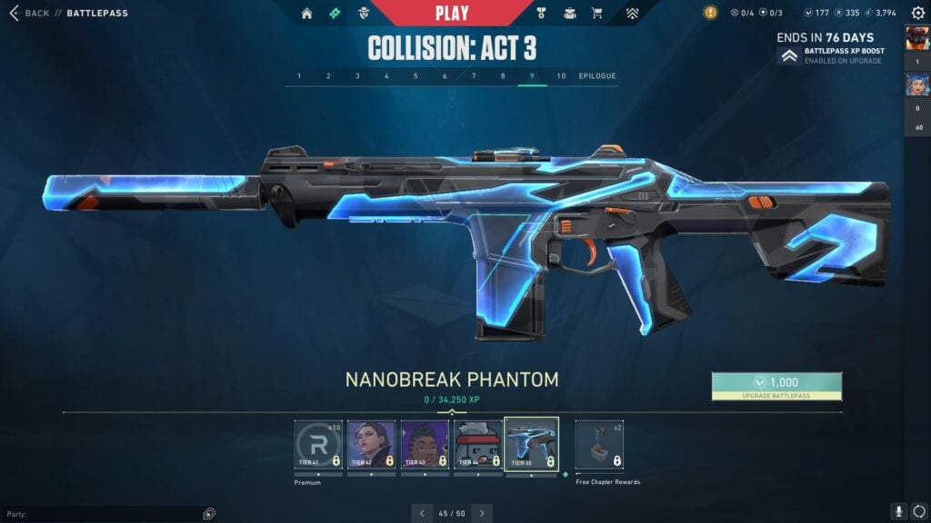 Nanobreak Phantom